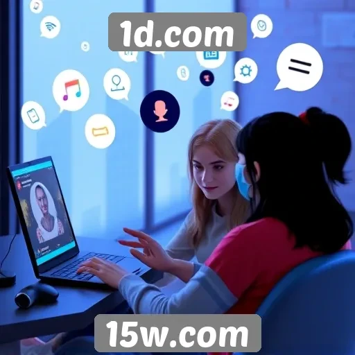 Destaques das funcionalidades de interação em 1d.com