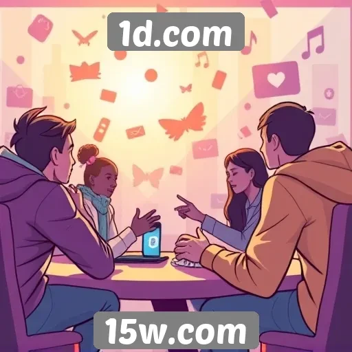 Recursos de socialização em 1d.com são destacados